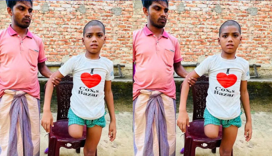 চুল কাটতে বেরিয়ে নিখোঁজ, ৭ মাস পর এক পা হারিয়ে ফিরল রায়হান