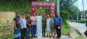 সাপছড়ি আয়শা বেগম এবাদতখানায় সদর জোনের ফ্লোর ম্যাট উপহার।