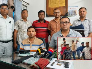 রূপসা ব্রিজের পাশে অস্ত্র-গুলি ককটেলসহ ৩ জন গ্রেপ্তার