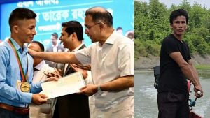 দুর্গম তিন্দুর ‘নৌকা চালানো’ সেই প্রধান শিক্ষকের হাতে উঠল রাষ্ট্রীয় সম্মাননা