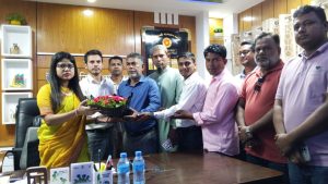 লামায় নবাগত ইউএনও সোমাইয়া আক্তারকে লামা প্রেস ক্লাবের ফুলেল শুভেচ্ছা
