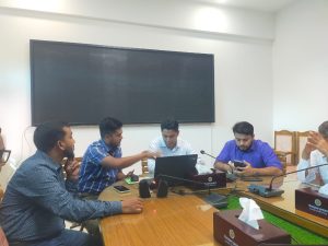 ভোলাহাটে ফ্যামিলি কার্ড কার্যক্রমের তথ্য সংগ্রহ বিষয়ে অবহিতকরণে প্রেস কনফারেন্স!!