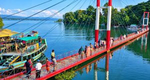এক মাস পর ভেসে উঠলো রাঙামাটির ঝুলন্ত সেতু
